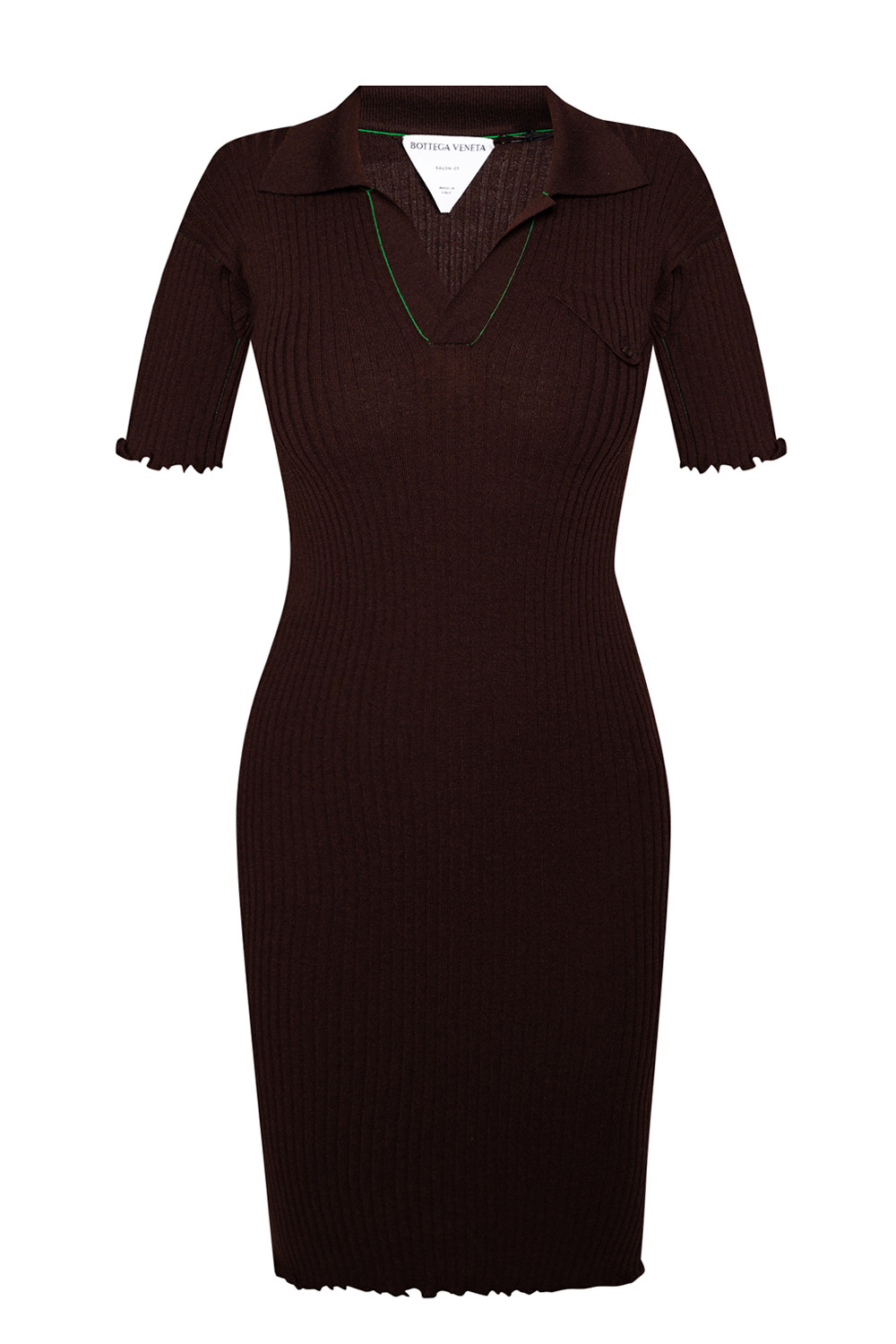 Bottega Veneta Wool dress with short sleeves